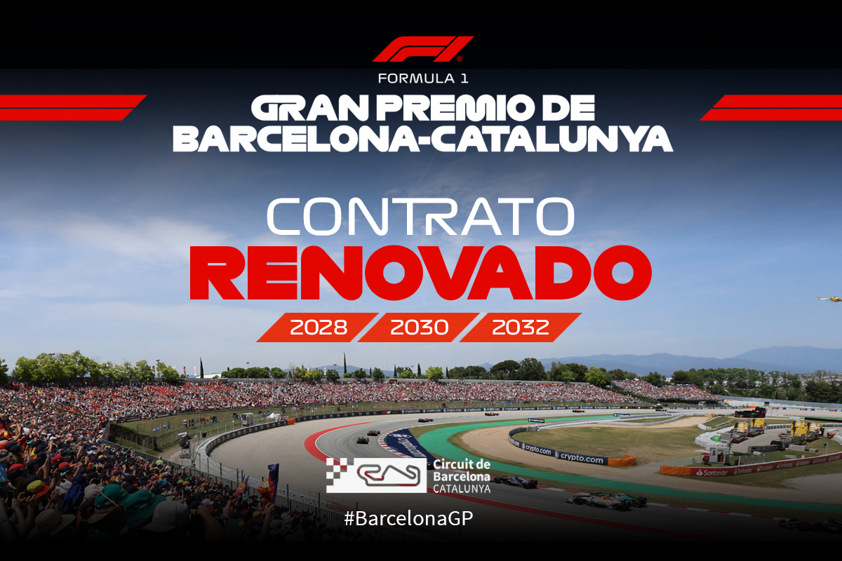 Renovado el Circuito de Barcelona-Catalunya hasta el 2032