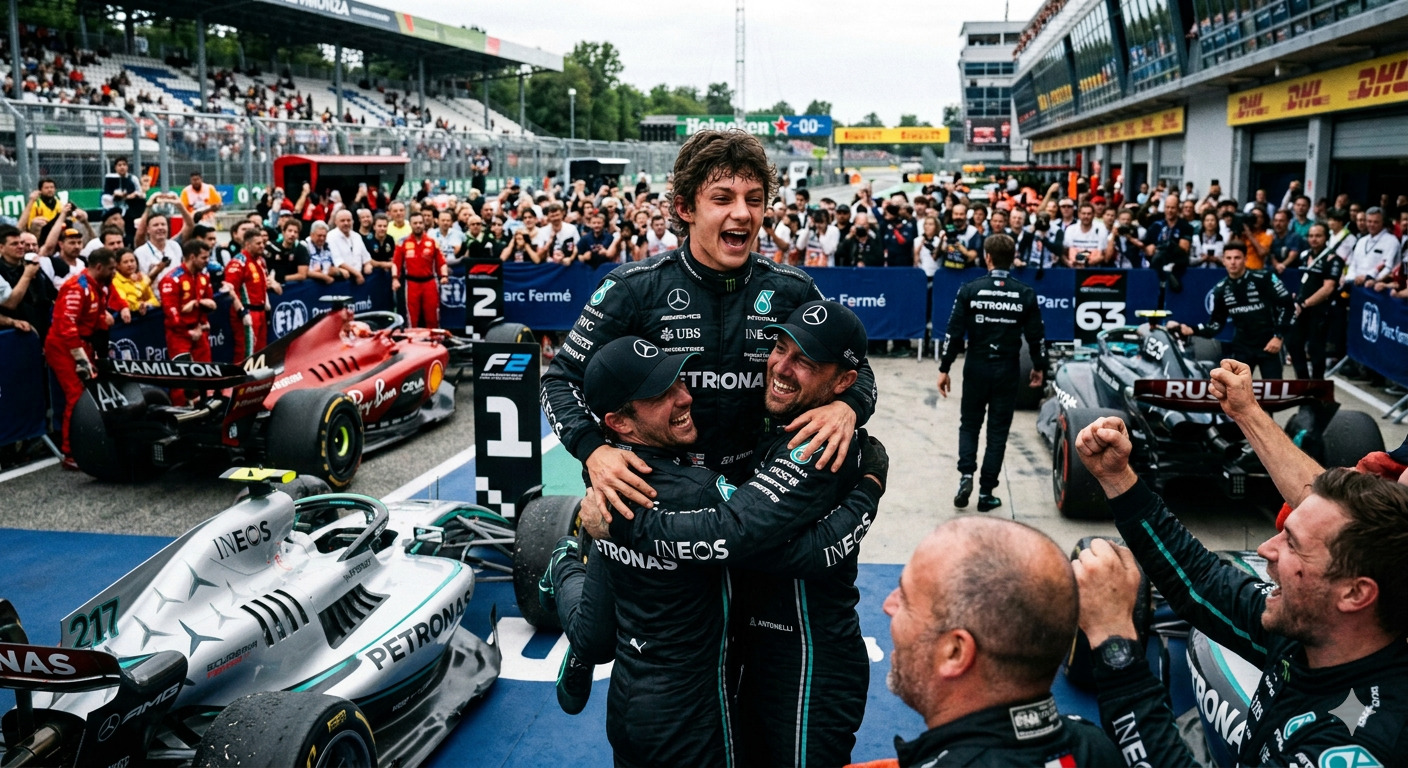 Antonelli hace historia en Shanghái: Crónica del GP de China 2026