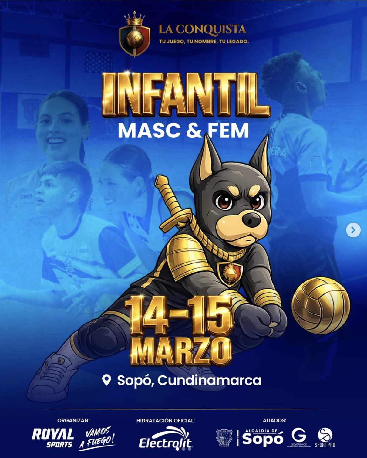 La Conquista dejó sus reyes: Cedro y Life Volley brillaron en Sopó y se alzaron con la victoria