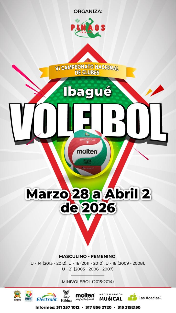 Inicia el VI Campeonato Nacional de Clubes de Voleibol en Ibagué