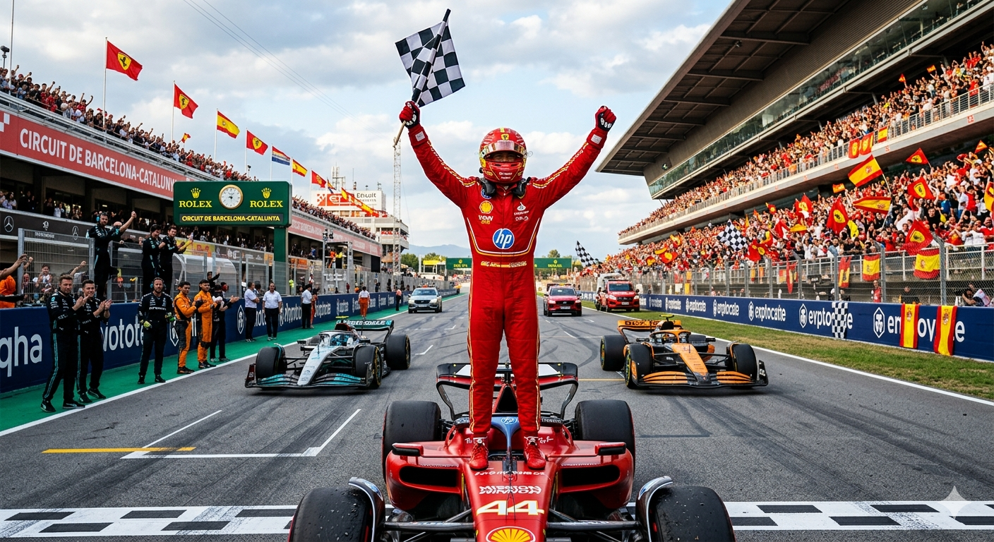 ¡Rugió Il Cavallino! Lewis Hamilton conquista Barcelona en una tarde de caos y gloria épica