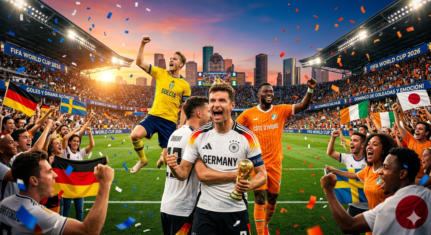 ¡Tormenta de goles y drama agónico! El Mundial 2026 explota en un domingo salvaje