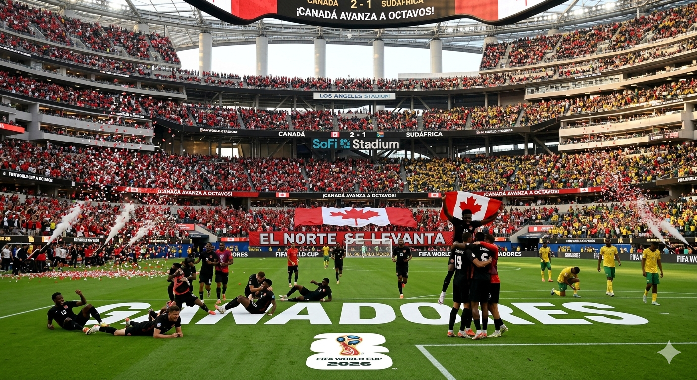 ¡Histórico! Canadá ruge en el Mundial y avanza a octavos tras vencer a Sudáfrica
